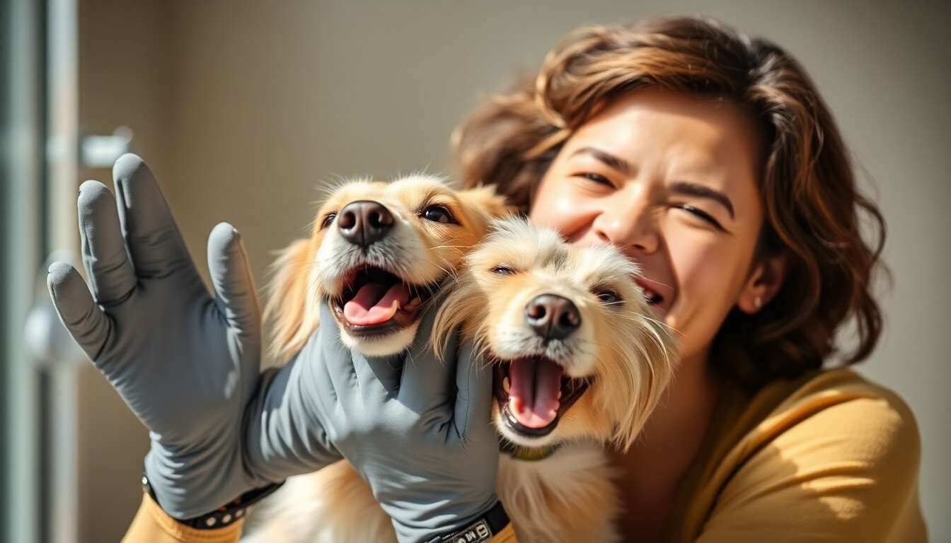 Sélection des meilleurs gants de toilettage pour chiens