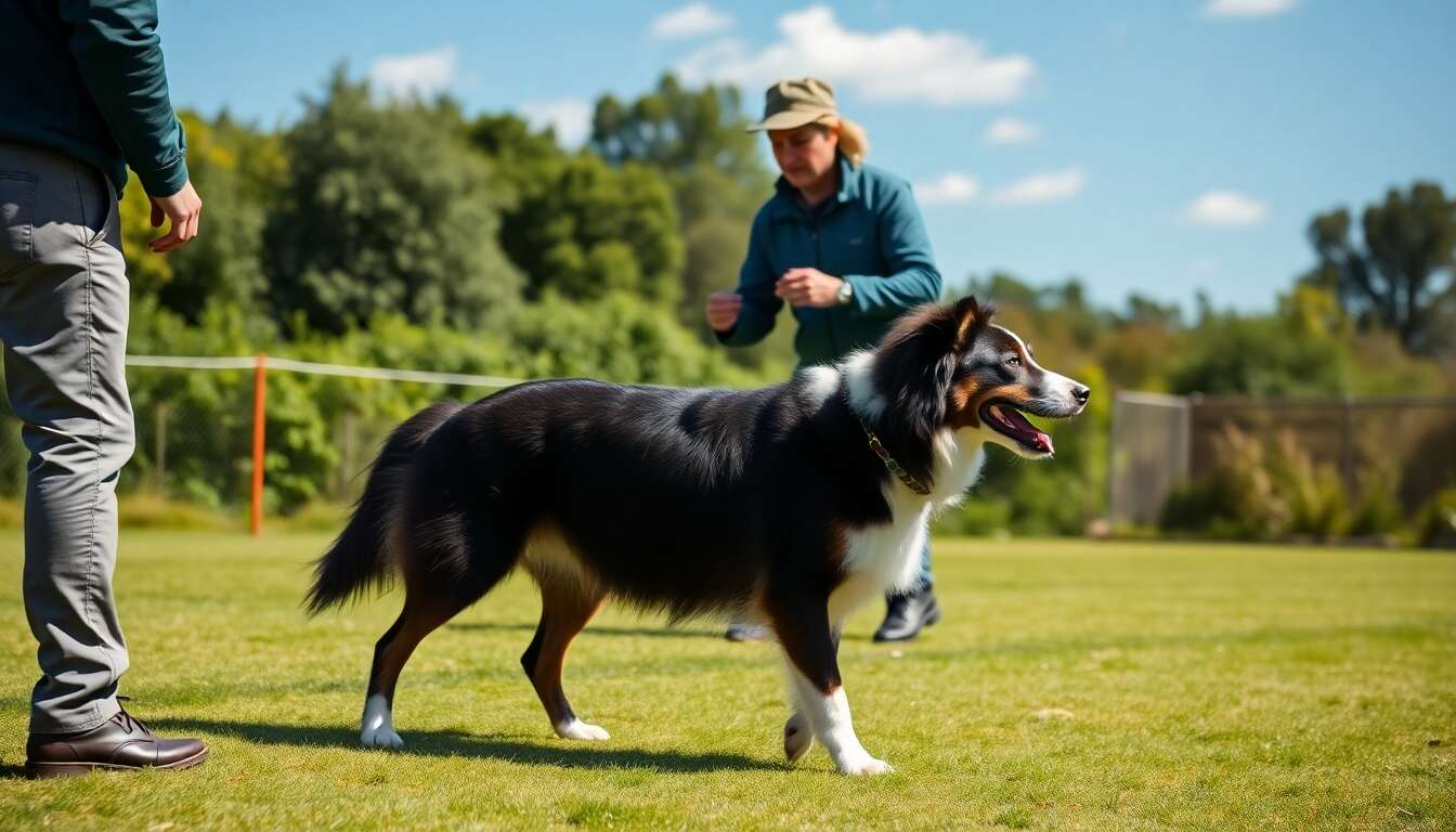 Techniques avancées d'obéissance canine pour compétitions et expositions