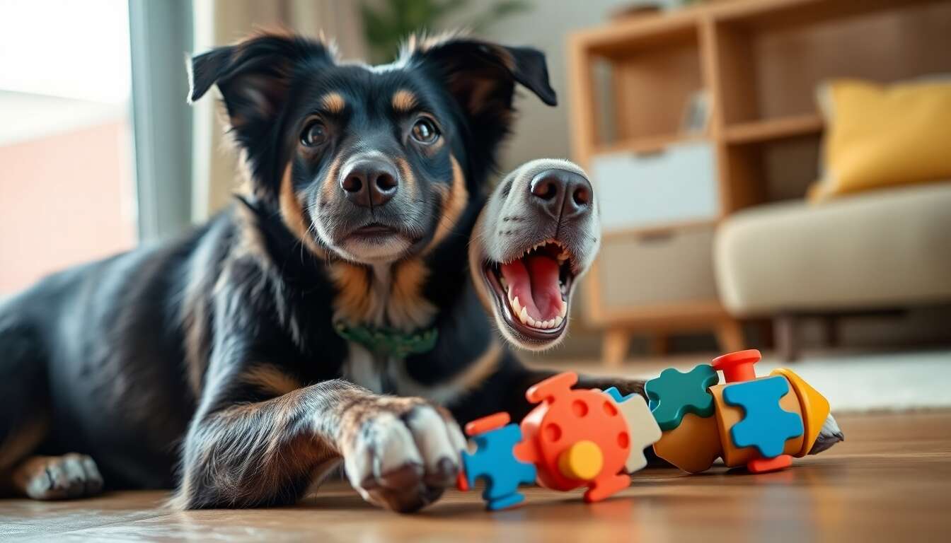 Astuces d'entraînement : jeux de stimulation mentale pour chiens