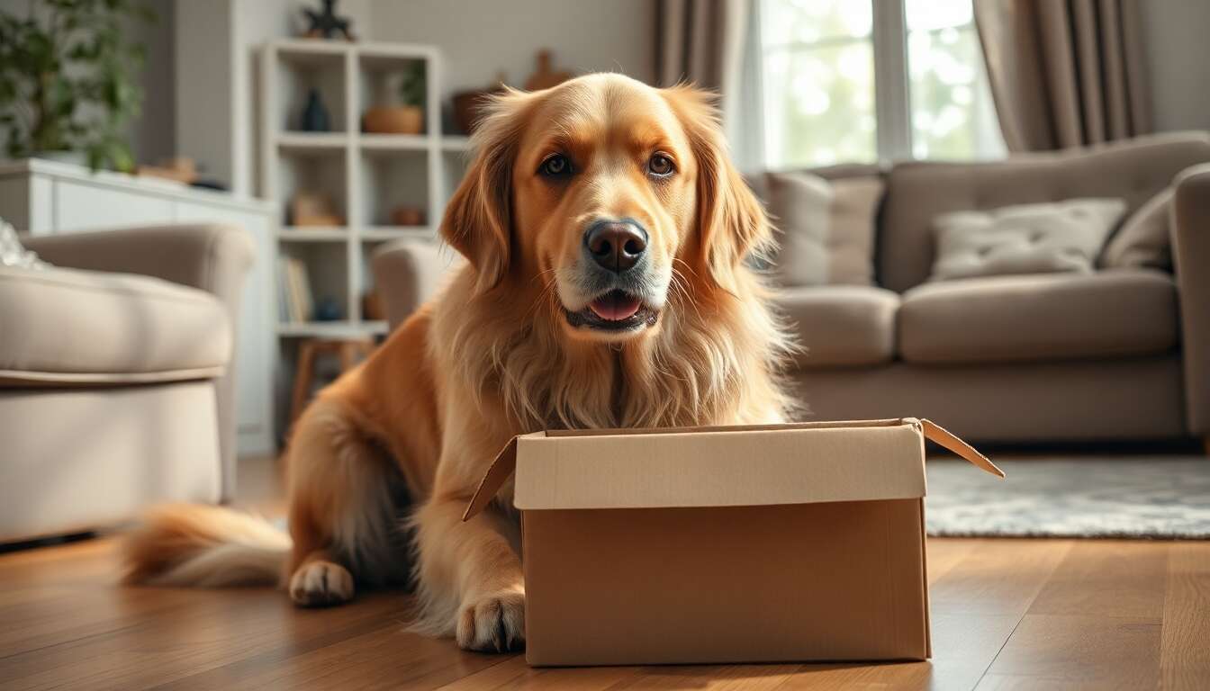 Créativité canine : inventer des jeux d’intérieur avec des objets du quotidien
