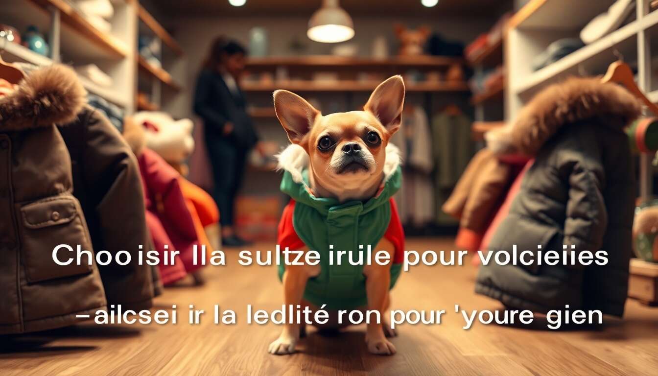 Choisir la taille idéale du vêtement pour votre chien