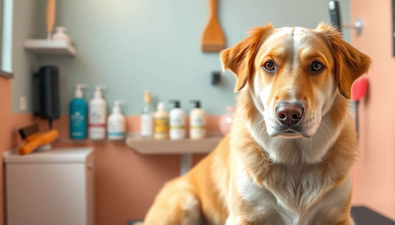 Toilettage sans stress : habituer son chien en douceur