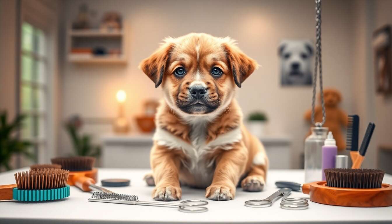 Familiariser son chien avec les outils dès le plus jeune âge