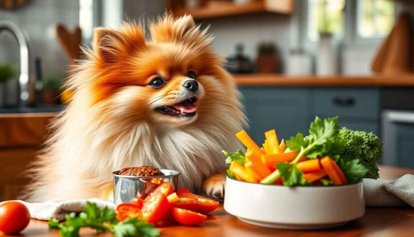 L'alimentation adaptée aux besoins du spitz nain