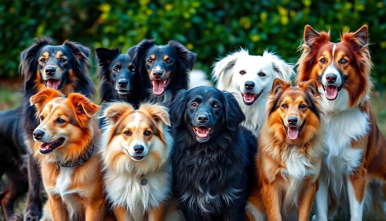 Types de poils de chien et soins adaptés