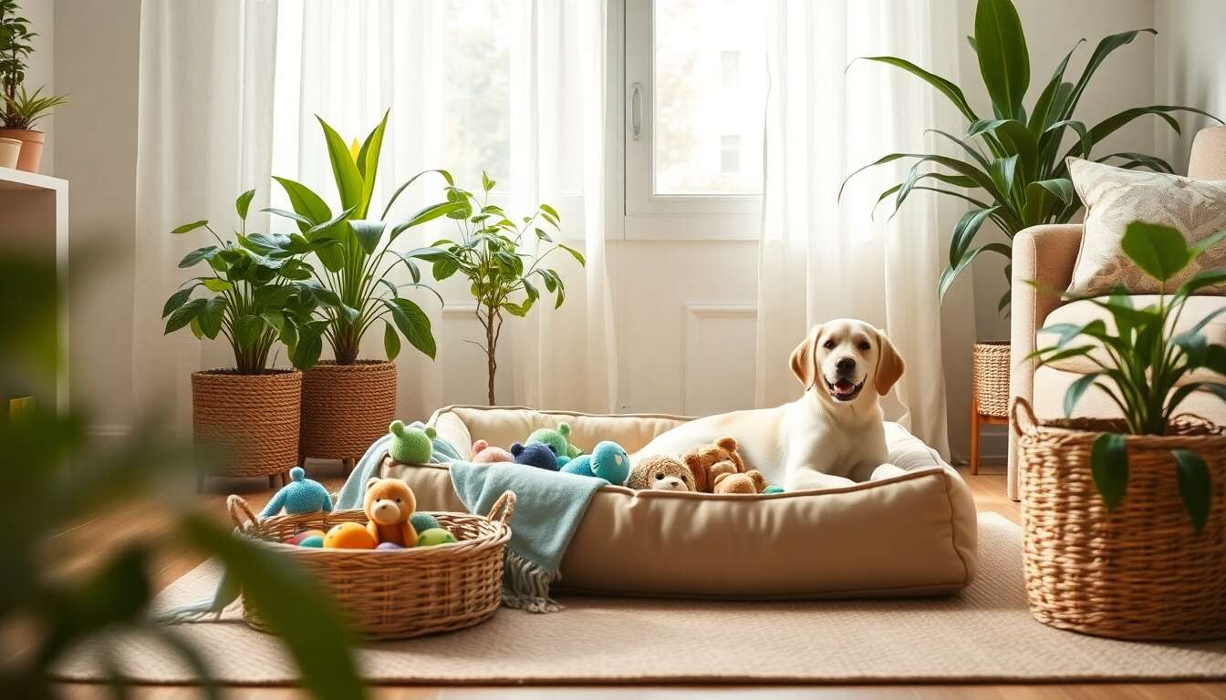 Conseils pour aménager l'espace de vie de votre chien