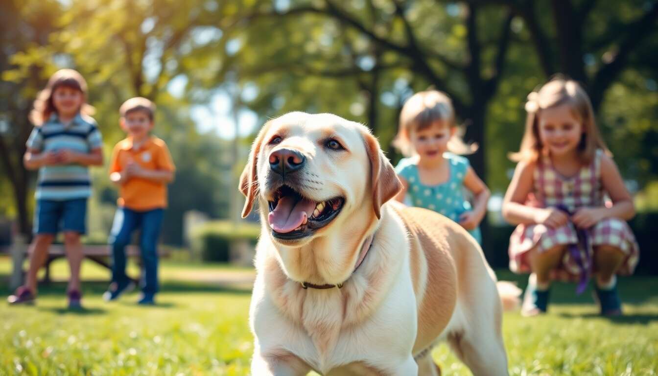 Le labrador : un compagnon parfait pour les enfants