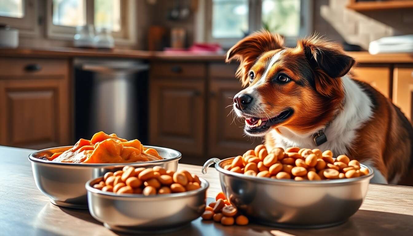 Atouts de la p&acirc;t&eacute;e pour l'alimentation canine