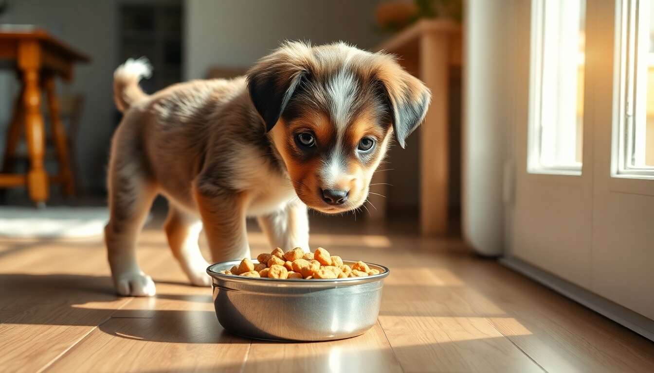Chiot en croissance : adapter son alimentation pour un développement optimal
