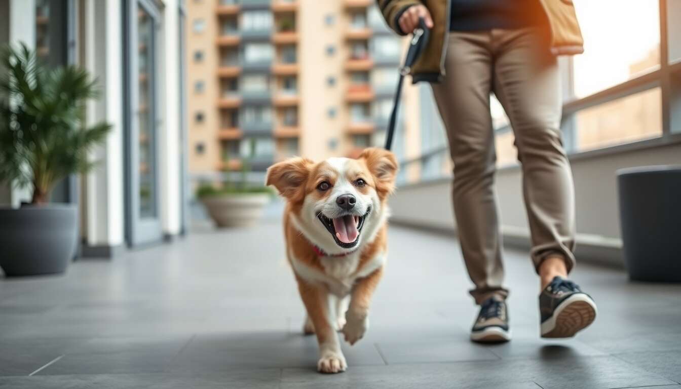 La marche en laisse : indispensable &agrave; la ville