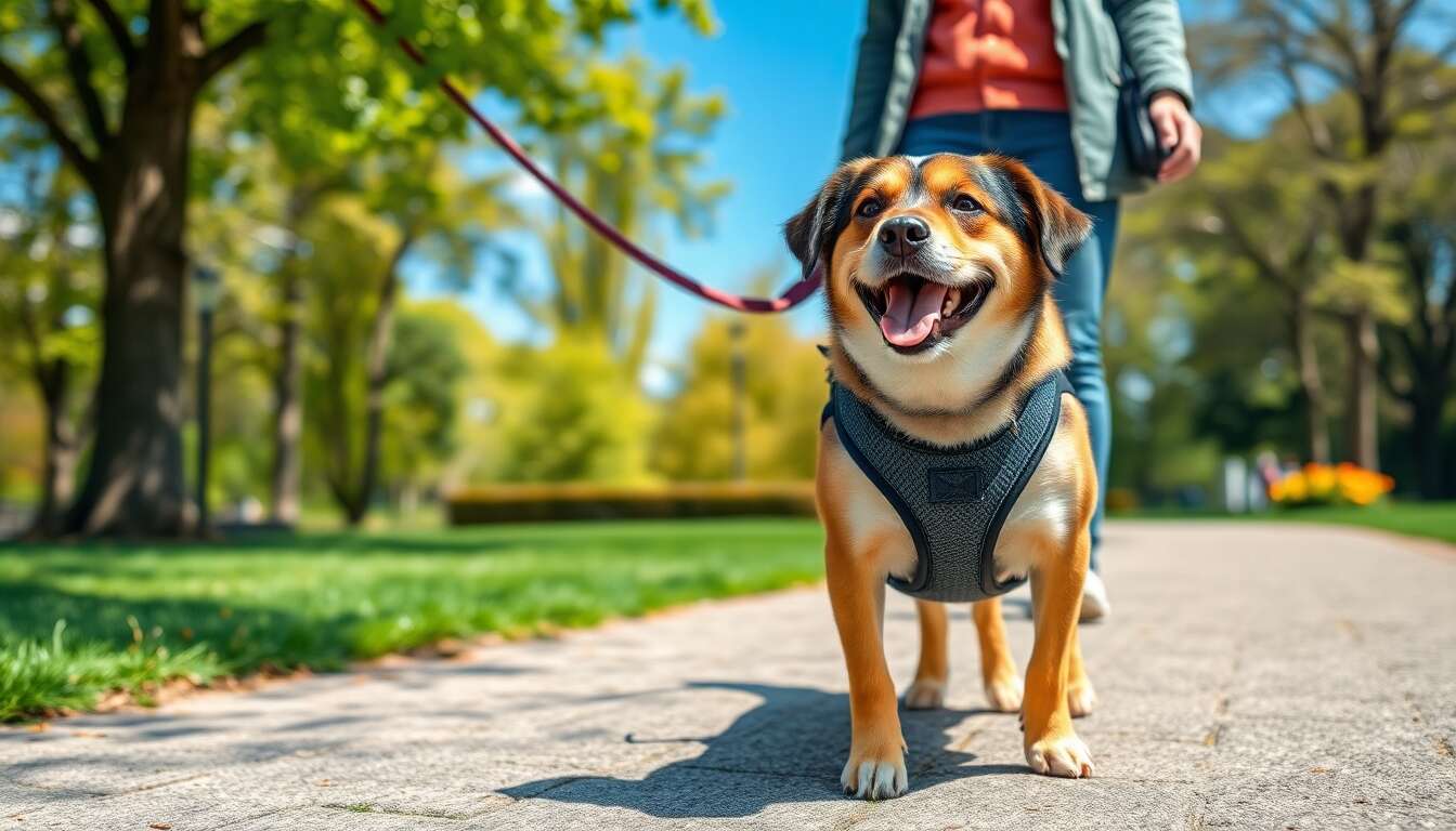 Astuces pour bien ajuster un harnais &agrave; son chien