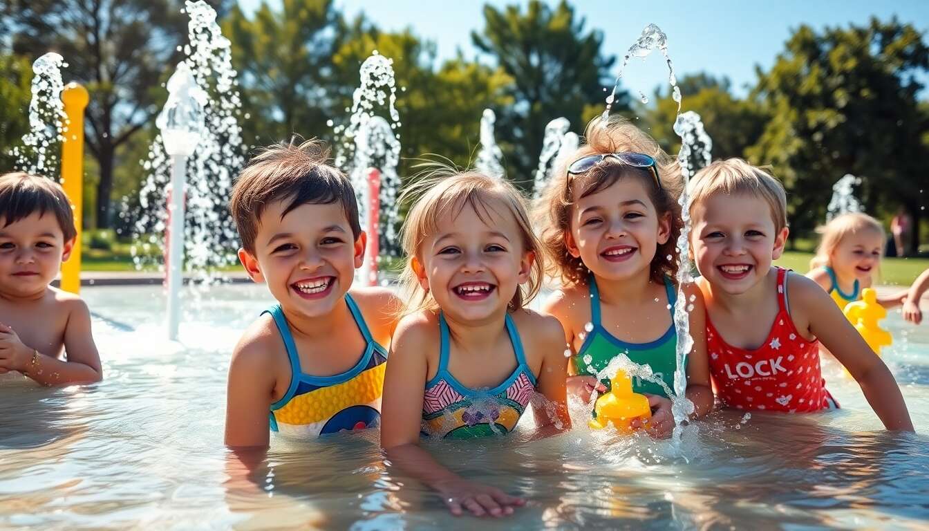 Les jeux d'eau rafra&icirc;chissants pour l'&eacute;t&eacute;