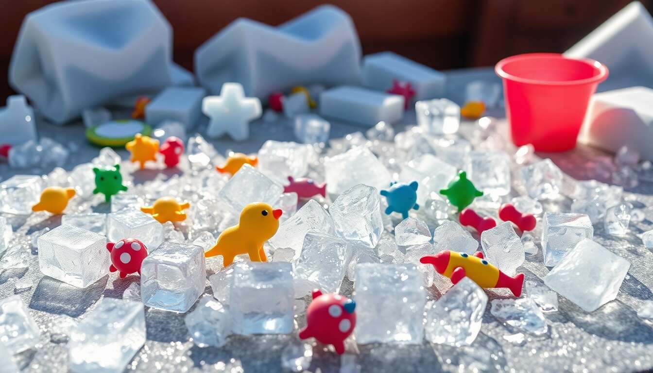 Jouets congel&eacute;s pour un &eacute;t&eacute; en douceur