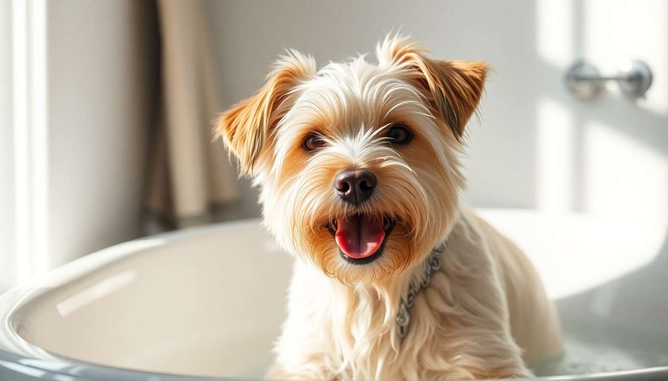 Meilleures pratiques pour baigner les chiens &agrave; poil court
