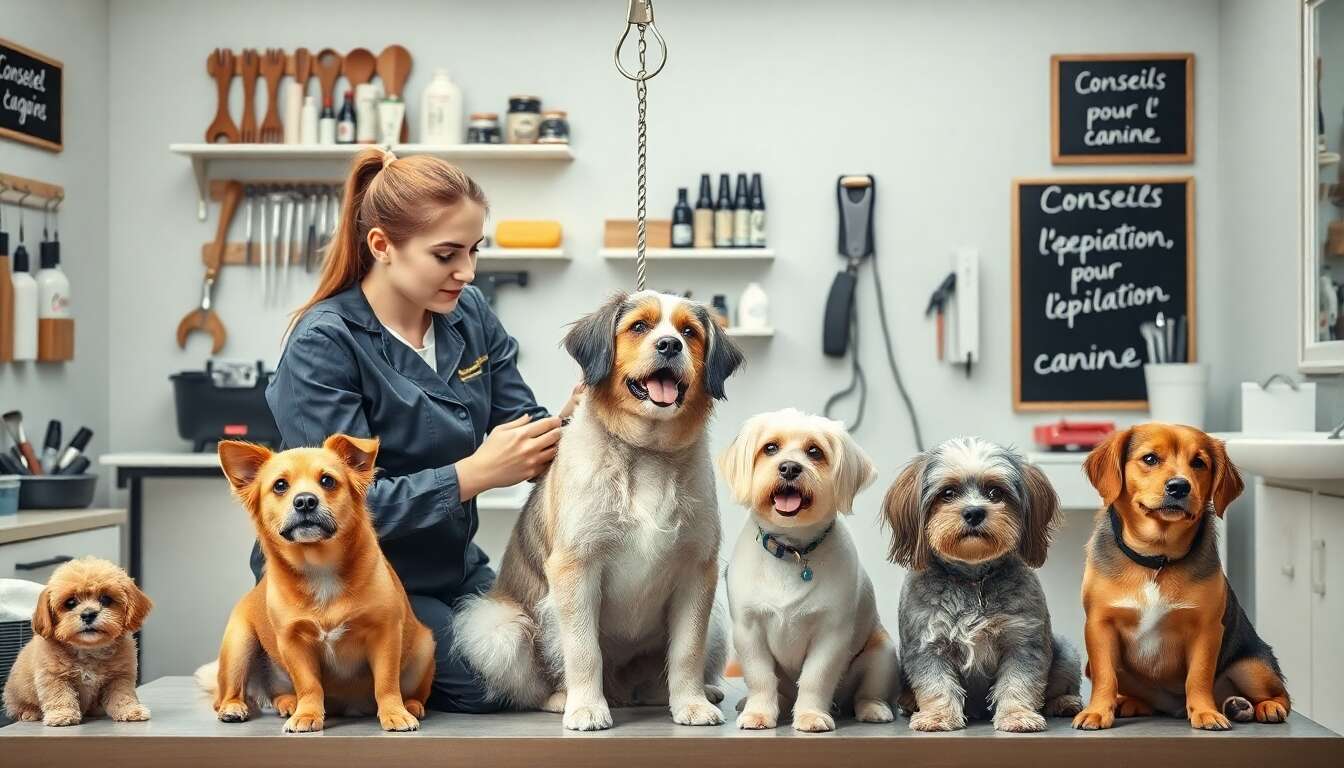 Les races de chiens &agrave; privil&eacute;gier pour l'&eacute;pilation ou la tonte