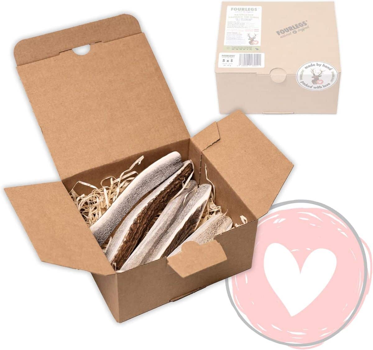 Test des friandises FOURLEGS en bois de cerf pour chien