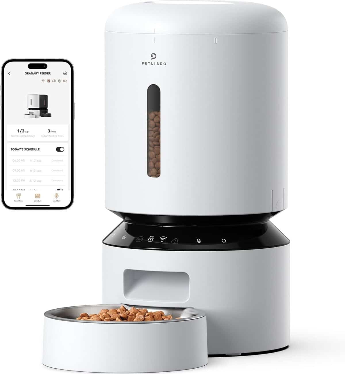 Test du distributeur automatique pour chat Petlibro : mangeoire connectée 5L et fonction sonore