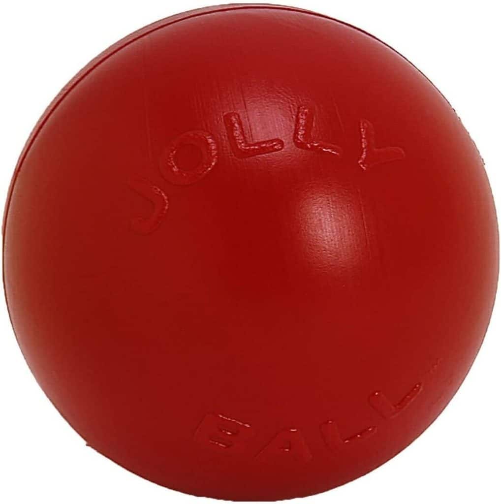Test du jouet pour chien Jolly Pets Ball Push-n-Play 35 cm rouge