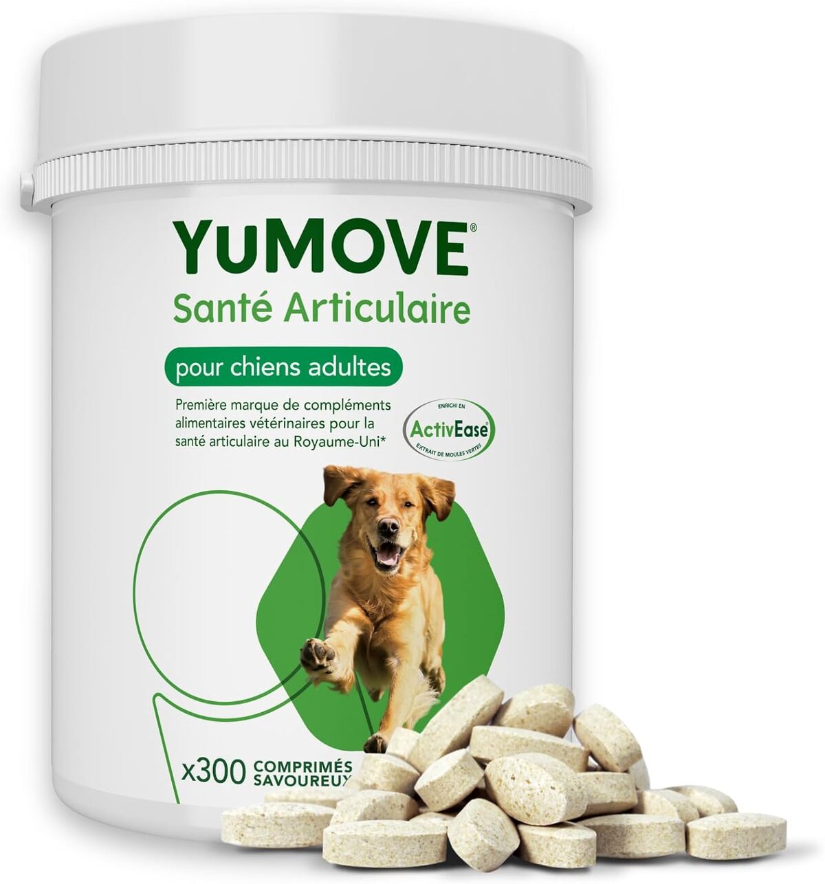 Test YuMOVE : comprimés pour articulations chien