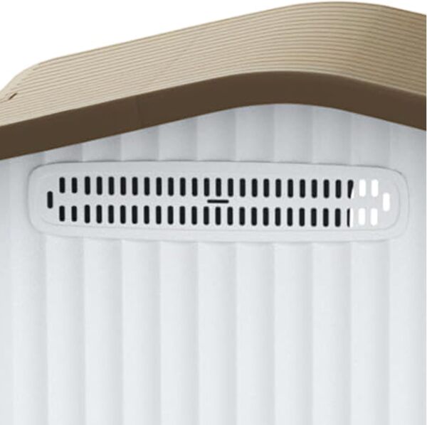 Aqpet Niche pour Chiens en Plastique pour extérieur intérieur Maison Jardin avec Plancher surélevé et Toit relevable, pour Chiens Taille Petite/Moyenne 87 x 74 x 61 H, Marron