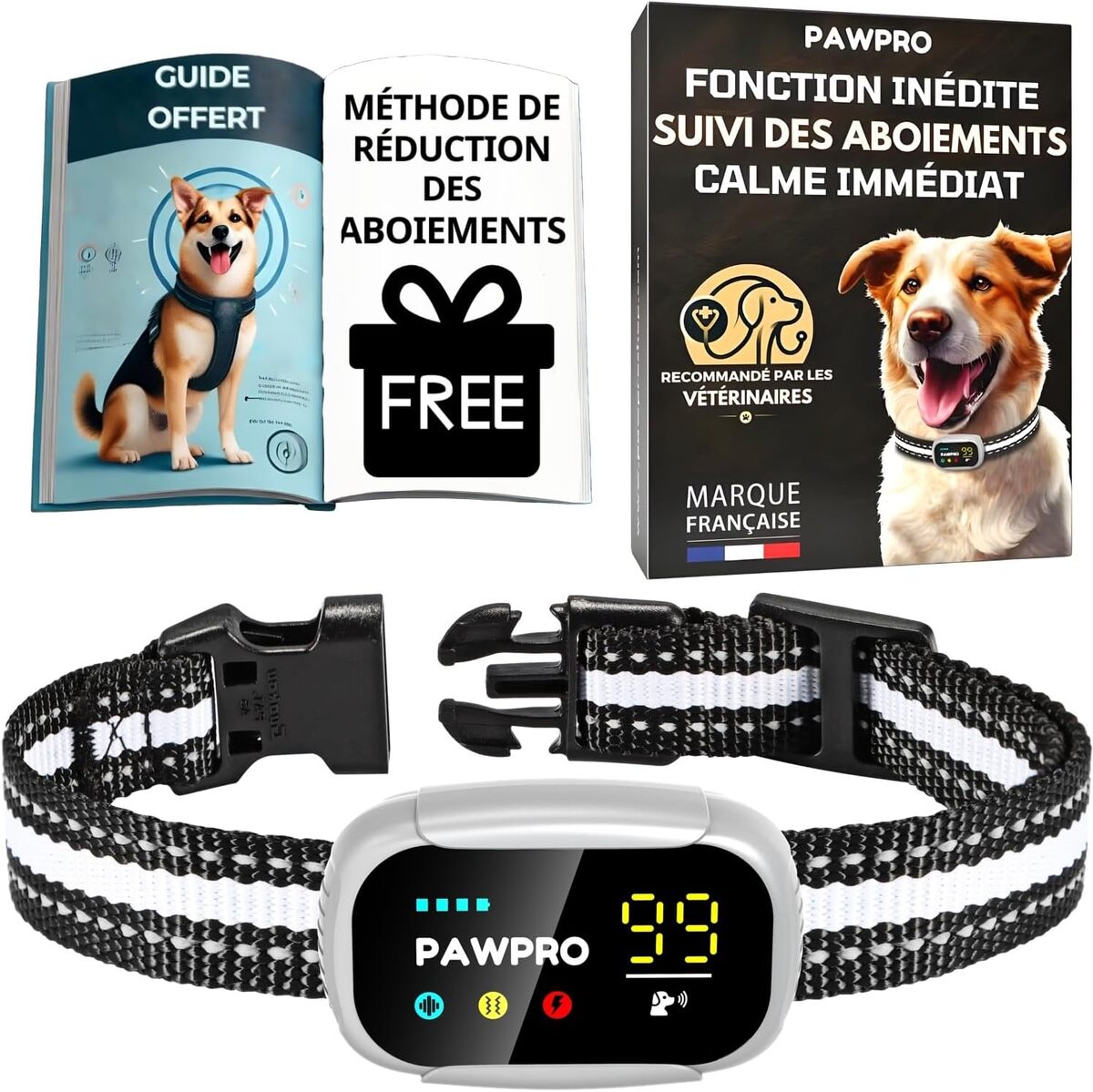 Avis sur le collier anti-aboiement PAWPRO : efficacité et fonctionnalités
