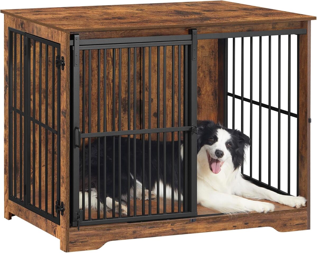 Test de la cage moderne Hzuaneri DFC84401B pour chiens et chiots