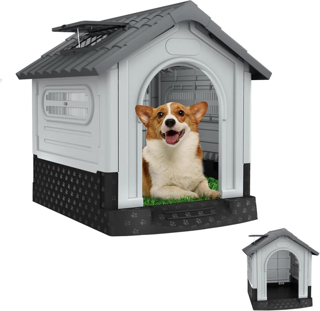 Test de la niche pour animal Aufun : imperméable et isolée