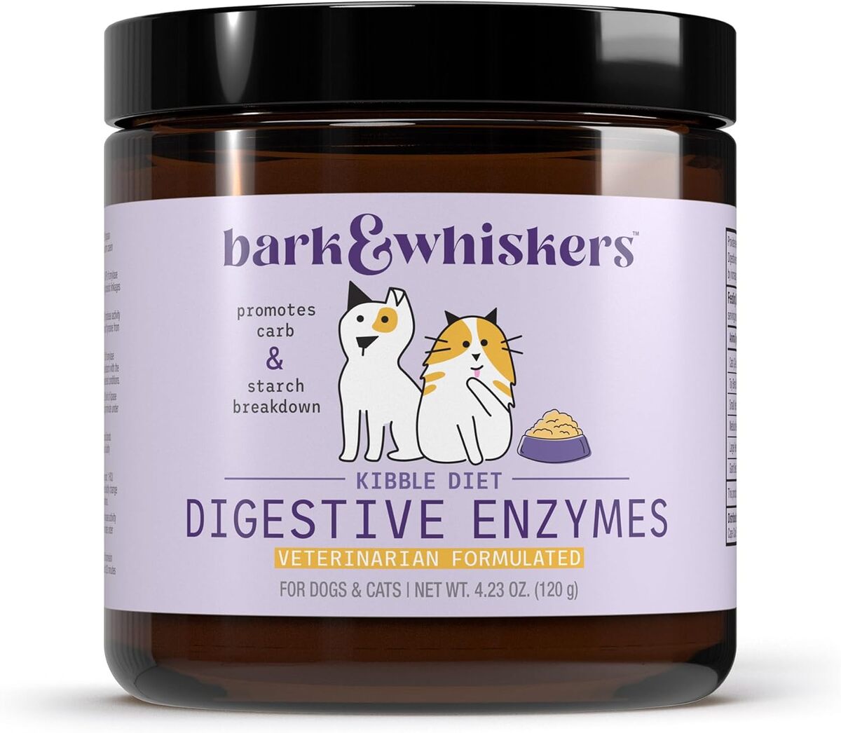 Test des enzymes digestives Dr.  Mercola pour animaux, 150 g