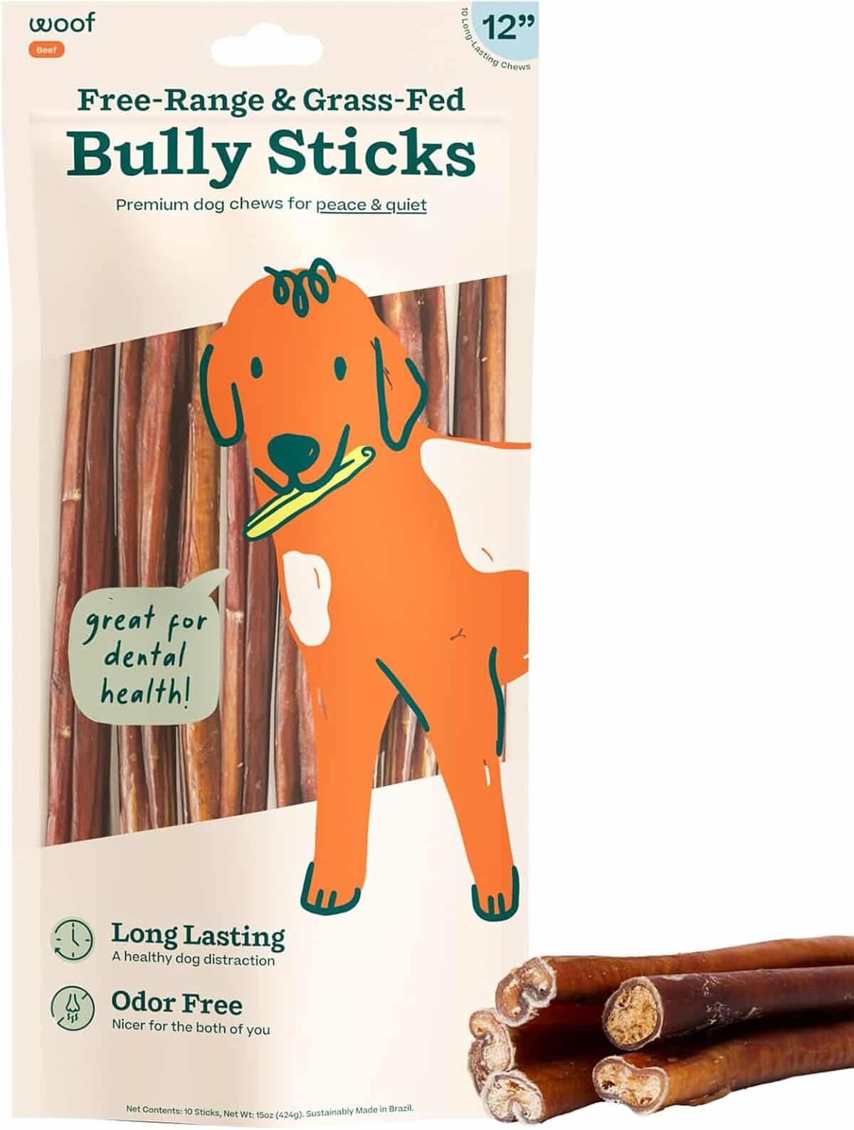 Test des friandises WOOF Bully Sticks pour chiens