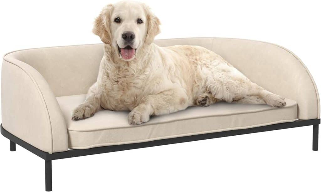 Test du canapé surélevé PawHut pour chien : confort et élégance