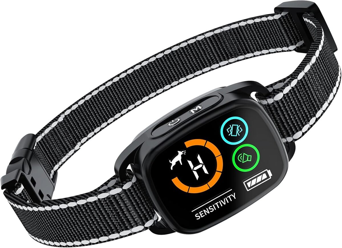 Test du collier anti-aboiement intelligent waterproof IP67