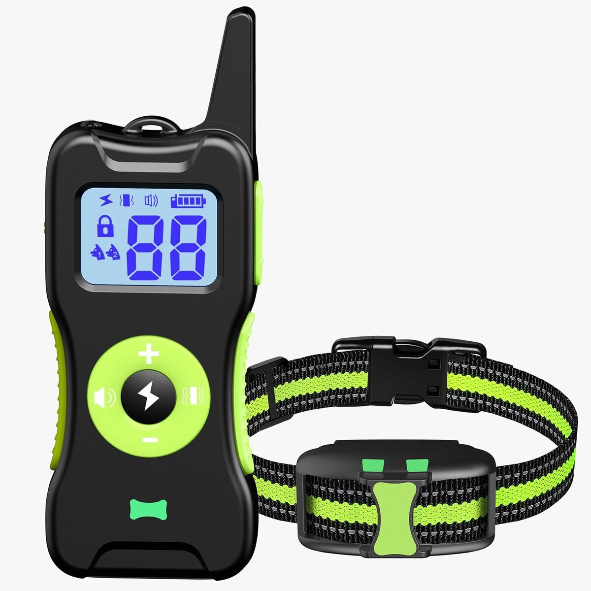 Test du collier de dressage électrique vert émeraude