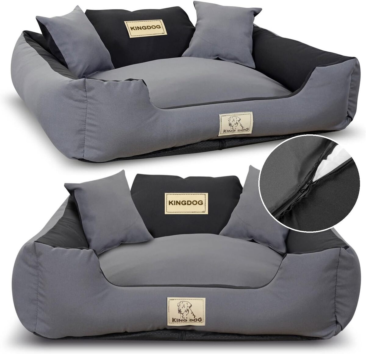 Test du lit King Dog personnalisé pour grands chiens