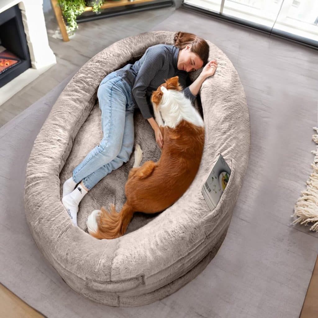 Test : odoxia lit humain chien confortable et chaud