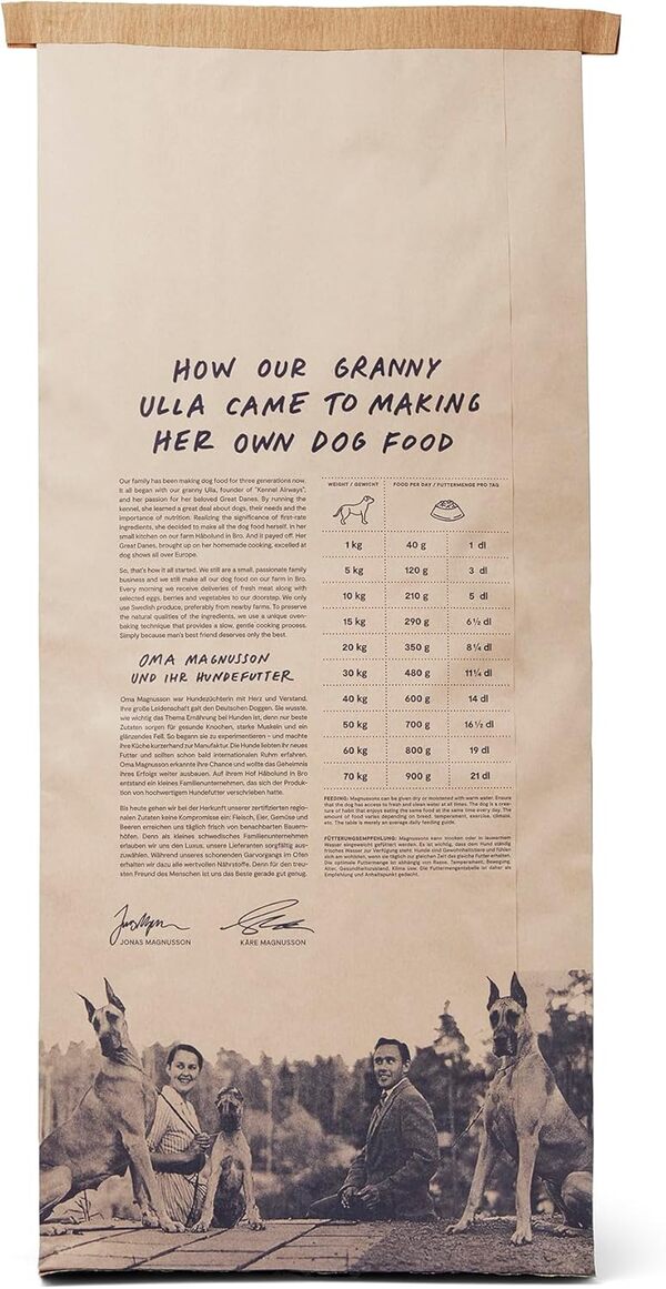 Magnusson - Meat & Biscuit - Nourriture pour chien adulte - 1 x 14 kg