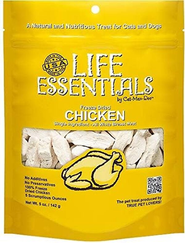 Cat-Man-Doo Poulet séché Pet Treat 5 oz 6pk
