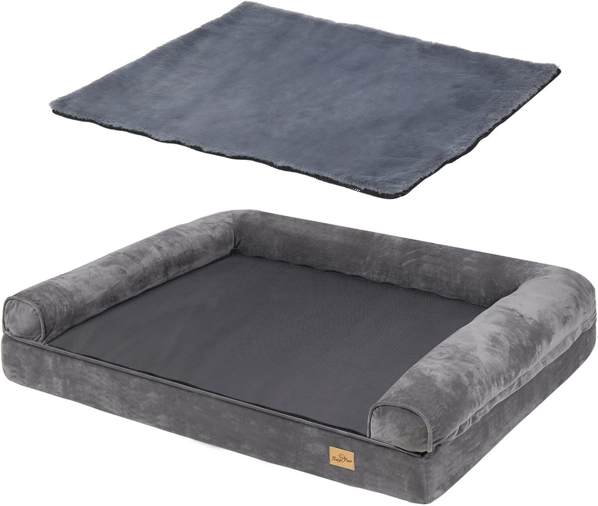 Test : panier ortho BingoPaw pour grand chien 120x90x20 cm