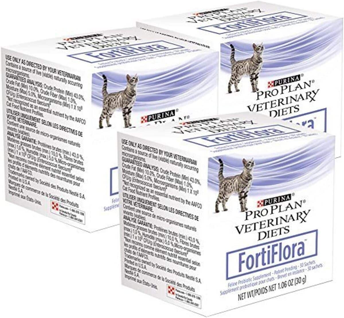 Test Purina Fortiflora supplément nutritionnel félin