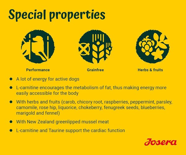 Josera Nourriture sèche pour chien à la volaille et à la truite - 12,5 kg