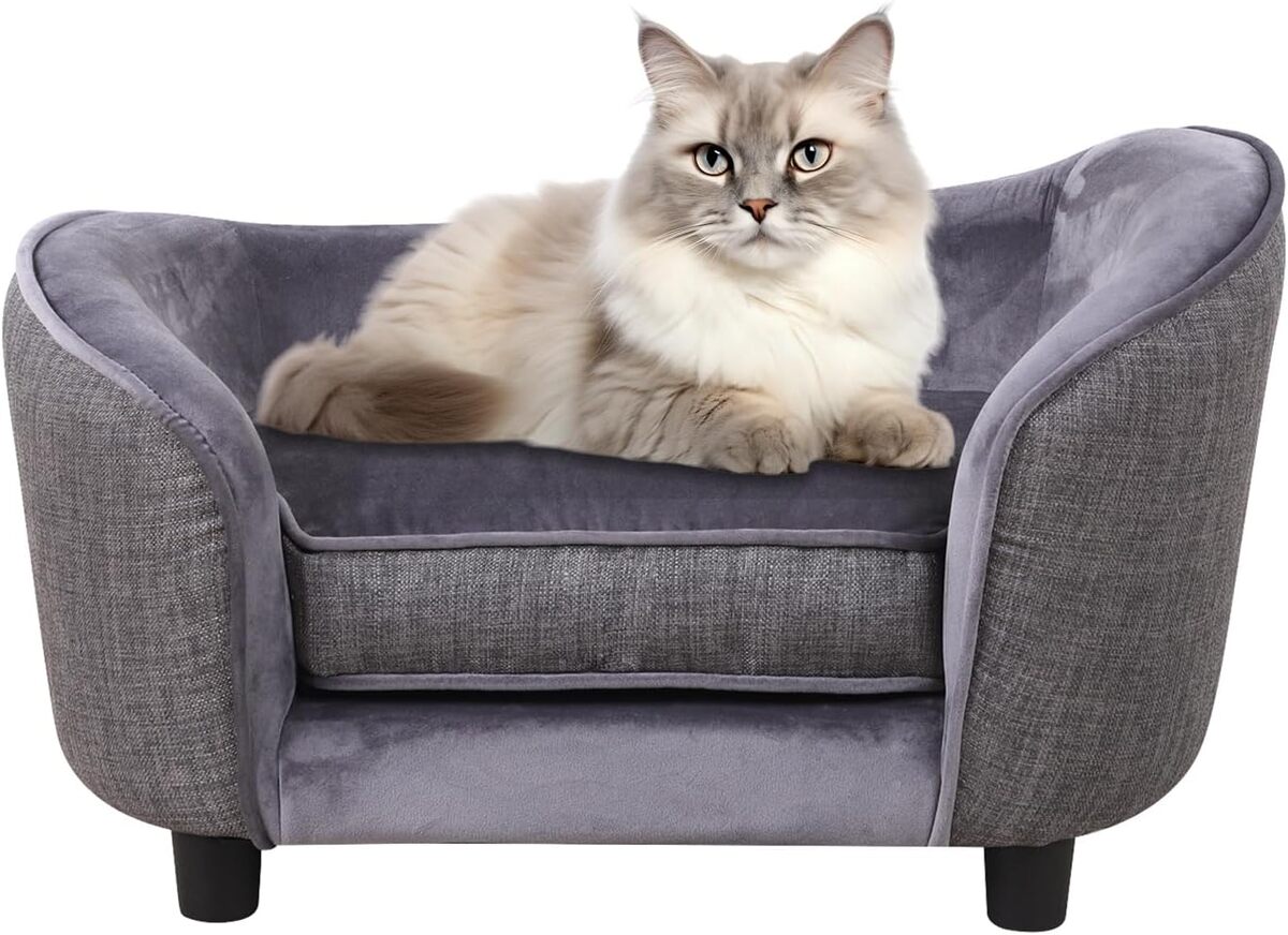 Avis dgbaobei canapé animal en velours gris foncé