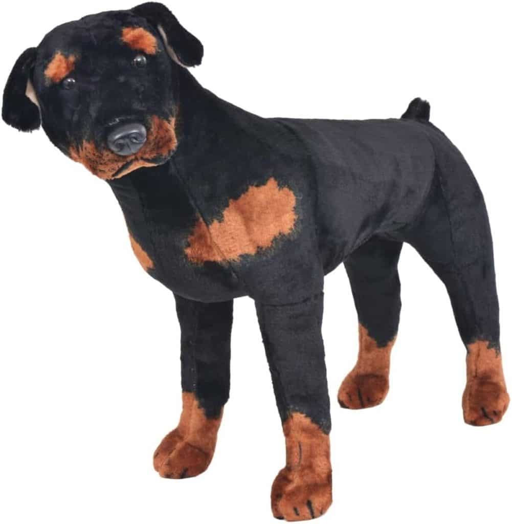 Avis sur le jouet en peluche rottweiler XXL vidaXL