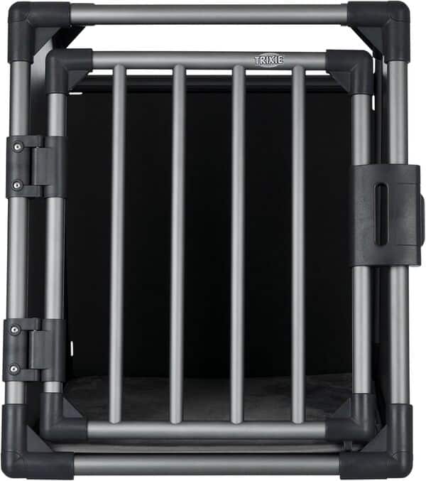 Trixie Box de Transport Aluminium pour Chien Gris Graphite 55 x 61 x 74 cm/Taille M