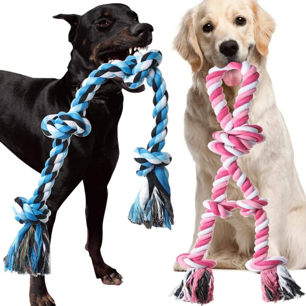 Avis : jouets en corde robustes Kwispel pour chiens puissants