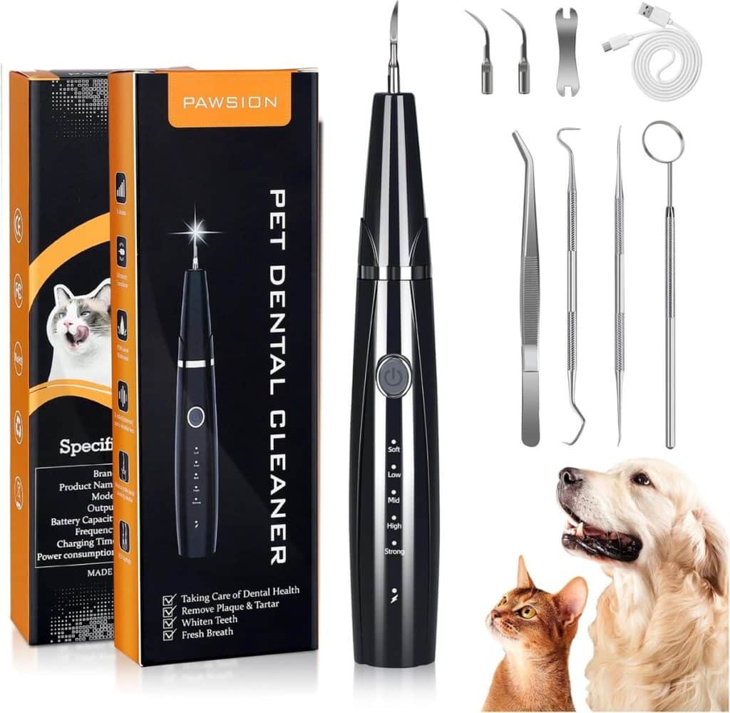 Test du kit dentaire à ultrasons Pawsion pour animaux