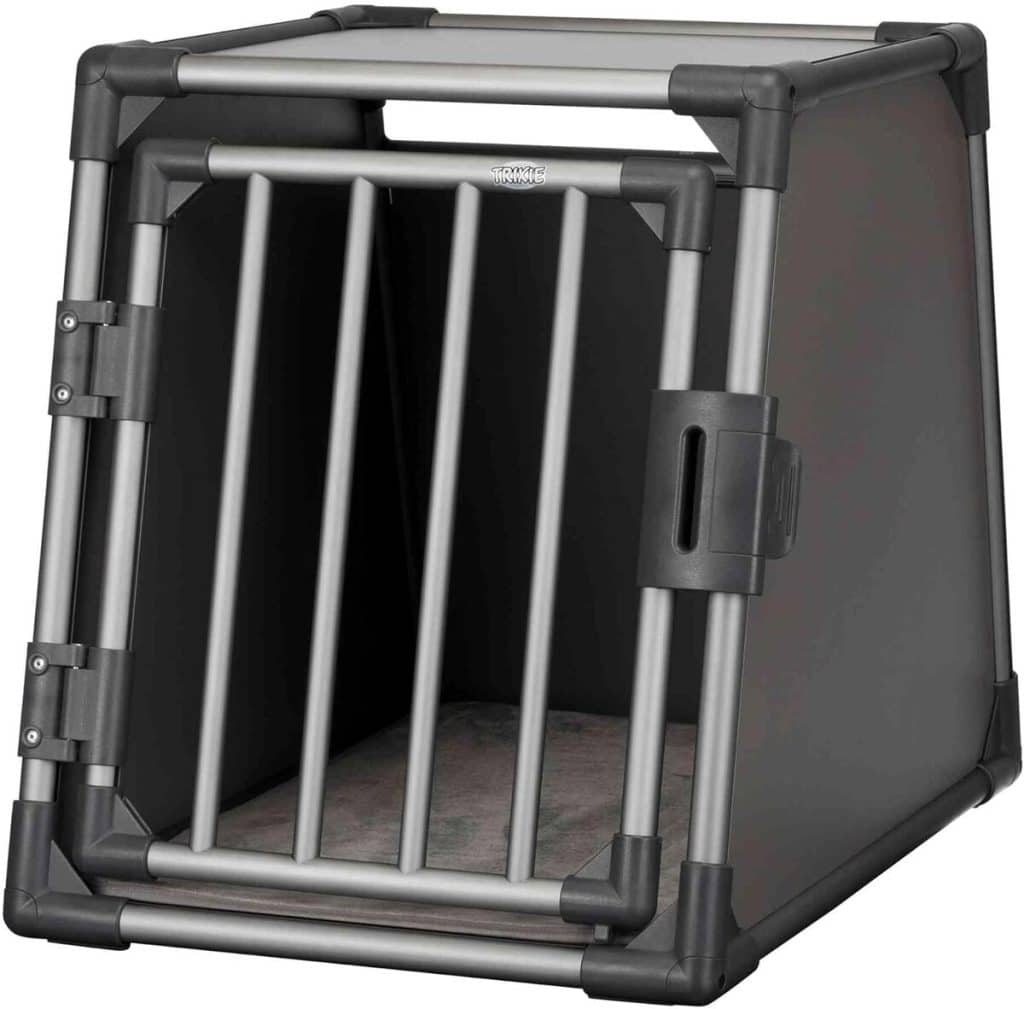 Test : trixie box de transport aluminium pour chien, taille M