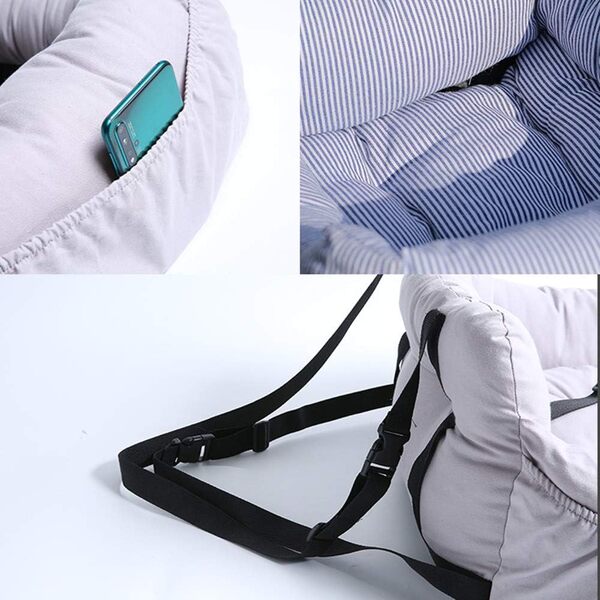 Aidou Siège de Voiture pour Chien, siège rehausseur pour Chiens de Petite, Moyenne et Grande Taille, siège rehausseur de Voyage pour Animal de Compagnie, siège de Voiture pour Chien avec Rangement,