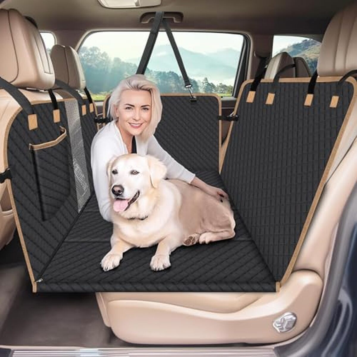 Test de la housse de protection Lekespring pour chien : siège arrière renforcé et imperméable