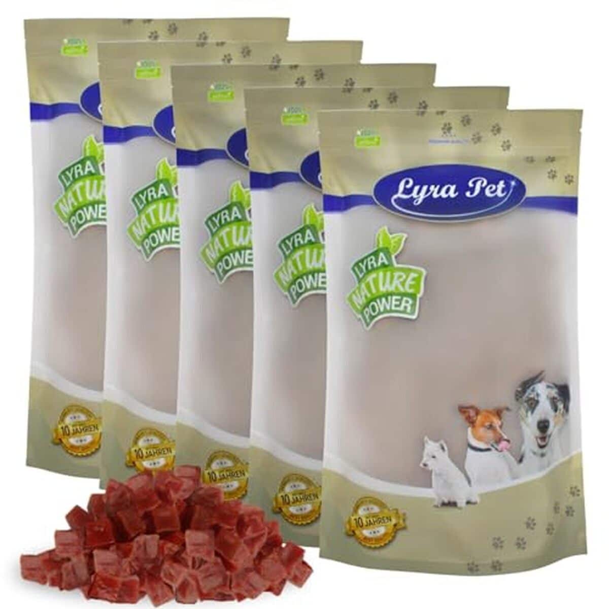 Test des cubes de magret de canard Lyra Pet 5 kg : la friandise idéale pour chiens