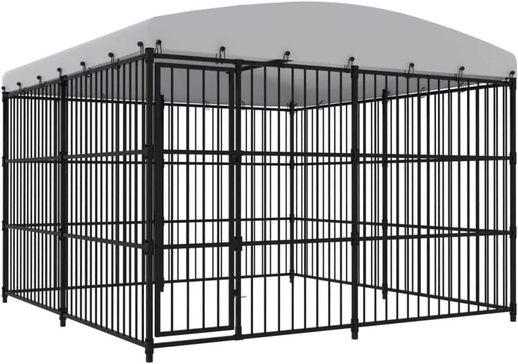 Test du chenil extérieur vidaXL 300x300x210 cm : le refuge ultime pour vos chiens