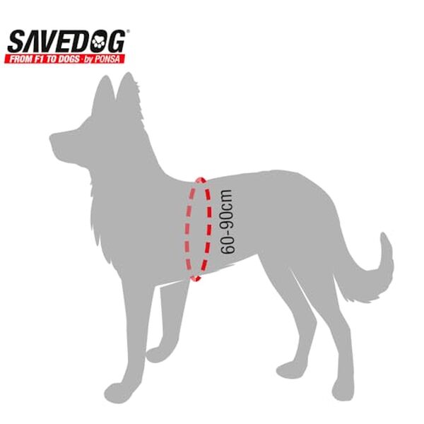 Découvrez le harnais SAVEDOG avec ceinture intégrée pour garantir une sécurité optimale à votre chien pendant vos déplacements en voiture.